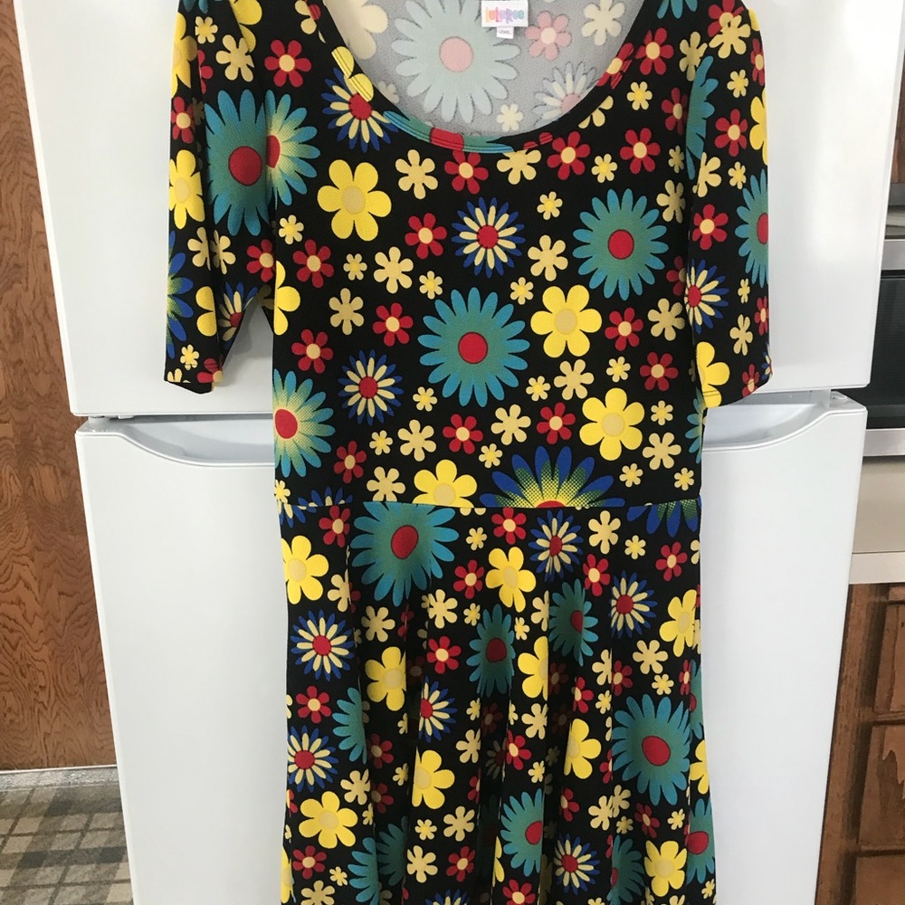 Lula Roe nice floral dress lightly worn for sale